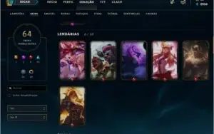 Conta LOL plat 2