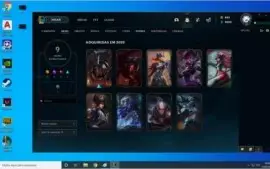 Conta Lol Ouro 4 Com Muitas Skins e Campeões