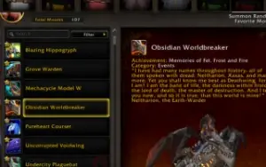Conta wow retail para Mail! com transmogs raros!