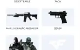 Conta Major, 3 VIPS e com arma rara ( M4A1-S Sakura II )