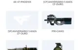 Conta Major, 3 VIPS e com arma rara ( M4A1-S Sakura II )