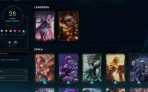 Conta Lol Bronze, 28 Skins, 2 Ultimate, 1 Mitica, 2 Lendaria
