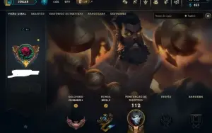 Conta Lol Bronze, 28 Skins, 2 Ultimate, 1 Mitica, 2 Lendaria