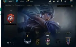 CONTA LOL PRA SAIR LOGO