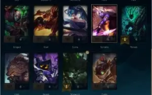 conta de lol lvl 30,com 1 skin ultimate