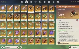 [NA]AR60- 20 5⭐/ 11 Armas 5⭐ T5 e T4 com constelações!