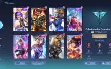 Conta com 115 skins, 67 heróis, nível celestial 31