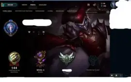 Conta league of legends lvl 65
