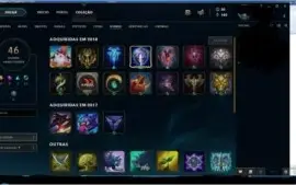 Conta league of legends lvl 65