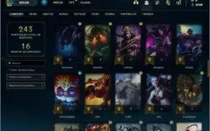 Conta prata 3 com 75 Champs, 30 skins, 6 Cromas, 115 Icones,