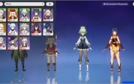 CONTA GENSHIN IMPACT AR 34 - 13 PERSONAGENS