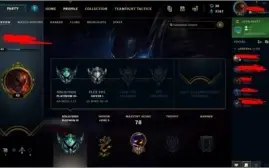 Conta de League of Legends Platina 3