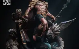 Wicked - Black Panther and Namor Diorama 3d stl