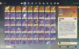🔥Conta Genshin AR 59 - 16 Pers. 5* e mais! Veja Descrição🔥