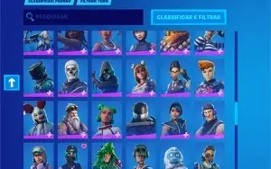 Conta Fortnite - SEASON 2 - 174 SKINS - 110 PICARETAS!