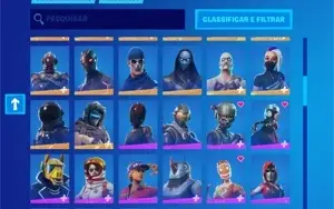 Conta Fortnite - SEASON 2 - 174 SKINS - 110 PICARETAS!