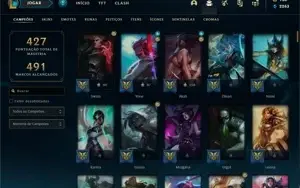 Conta Lol Ouro IV