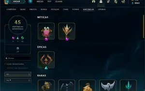 Conta Lol Ouro IV