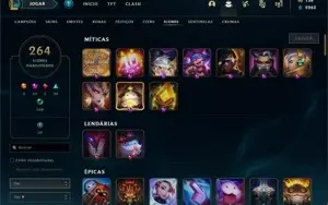 Conta Lol Ouro IV