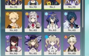 Conta genhs com 4 personagem T5 +3 armas T5