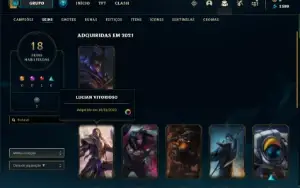 Conta sem elo - nivel 62 + lucian vitorioso