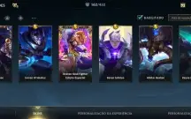 Conta wild rift 163 skins