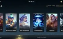 Wild rift: acc level 40 com 78 skins