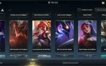 Wild rift: acc level 40 com 78 skins