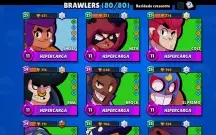 Conta brawl stars full 80/80