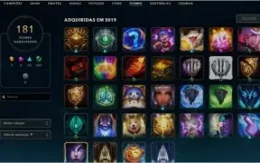 CONTA PLATINA LOL S9 TODOS CAMPEOES