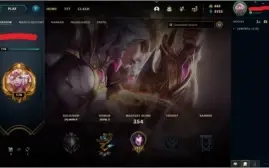 CONTA LOL LEAGUE OF LEGENDS 332 SKINS LEVEL 176