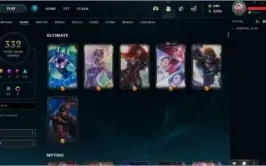 CONTA LOL LEAGUE OF LEGENDS 332 SKINS LEVEL 176