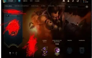 conta de lol,lvl 97,310 reais gastos
