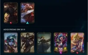 conta de lol,lvl 97,310 reais gastos