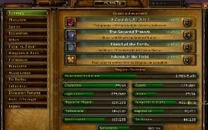 Conta no world of warcraft com mais de 25 mil conquistas.