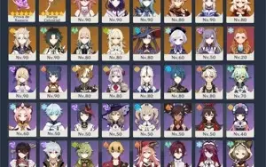 Conta AR 56 - Yae Miko + Kagura - Shogun Raiden, Eula+