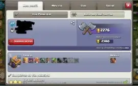 Conta Clash of Clans CV 9 semi full