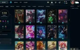 Conta League of Legends nivel 206|1521EL|331skins|604icones