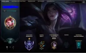 Conta lol diamante