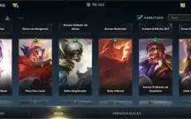 WILD RIFT 73 SKINS MESTRE; 1055WC; PASSE ON; {8 LENDÁRIAS}