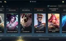 WILD RIFT 73 SKINS MESTRE; 1055WC; PASSE ON; {8 LENDÁRIAS}