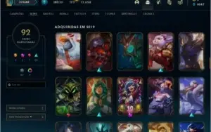 conta lol Skin e icones de 2013 (raros e full champ)