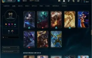 conta lol Skin e icones de 2013 (raros e full champ)