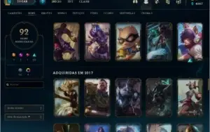 conta lol Skin e icones de 2013 (raros e full champ)