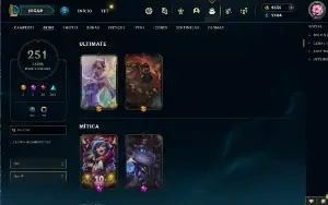 Conta Ex Mestre (2021), 251 Skin + 30 Espólios + 2635 Rp