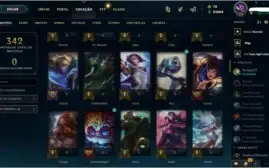 CONTA PRATA 2 COM 111 CAMPEOES E 64 SKINS