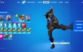 Conta de Fortnite com Minty e Skin da Season 2