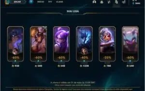 Conta DIAMANTE 2 com 4 skins e 26 champs