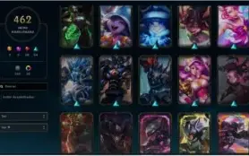Conta league of legends 462 skins