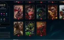 Conta league of legends 462 skins